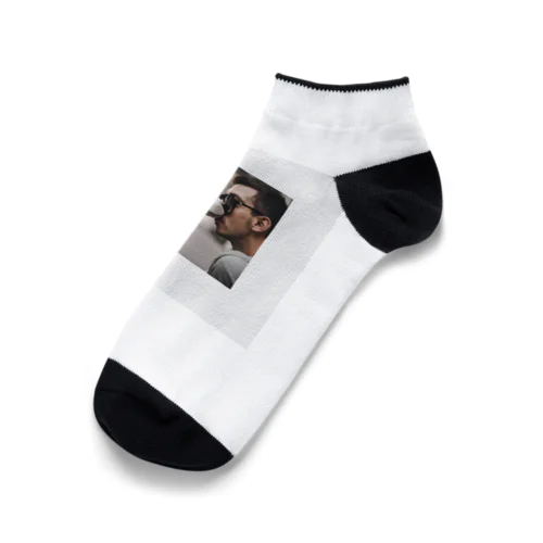 キスする犬グッズ Ankle Socks