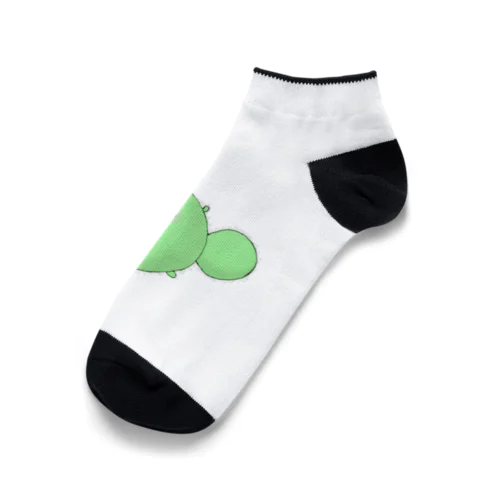 にゃぴわらちゃん（グリーン） Ankle Socks