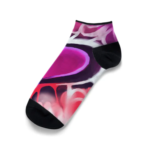 Purple Love Ankle Socks