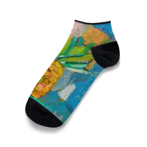 Oil art 3 Ankle Socks