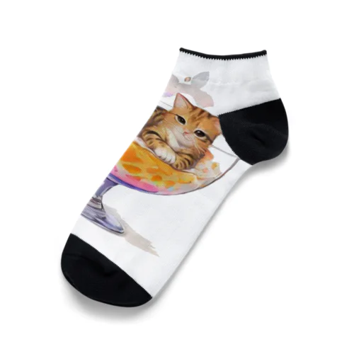 パフェ猫 Ankle Socks