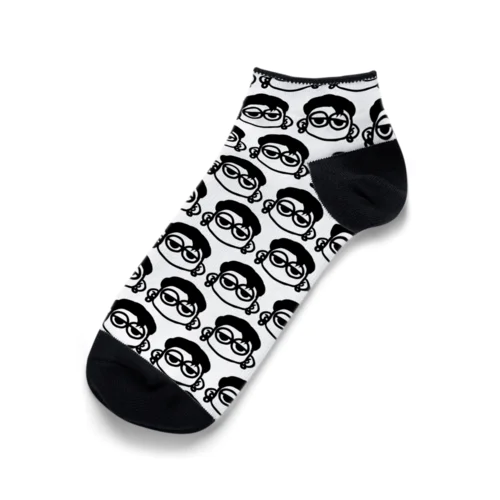 げんゆうくんパターン黒 Ankle Socks