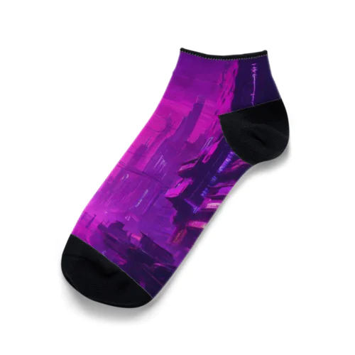 purple Ankle Socks