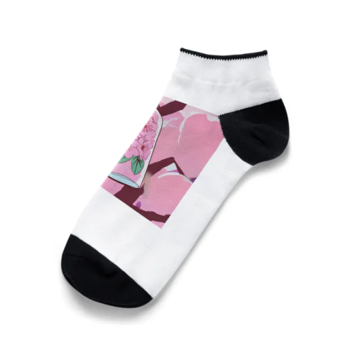 水筒の中の桜 Ankle Socks