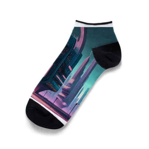 サイバーパンク都市 Ankle Socks