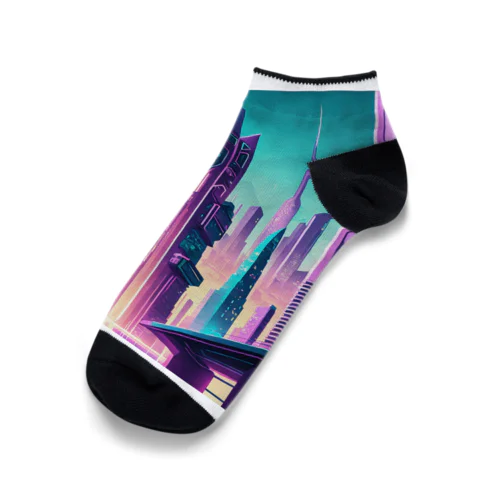 サイバーパンク都市 Ankle Socks