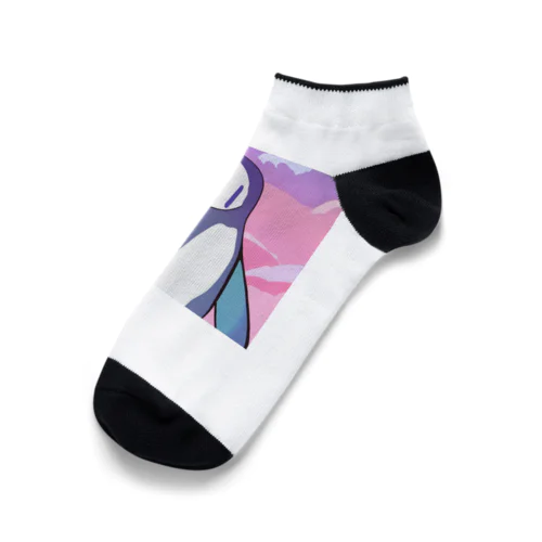 お茶目なペンギン Ankle Socks