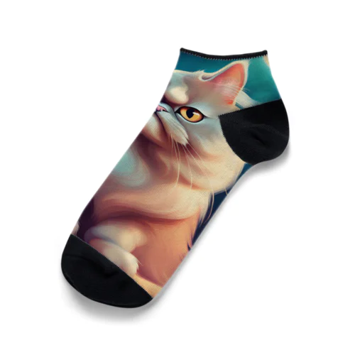 ごきげんなペルシャ猫 Ankle Socks