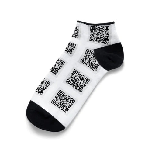 和ノ國デザインＱＲコード Ankle Socks