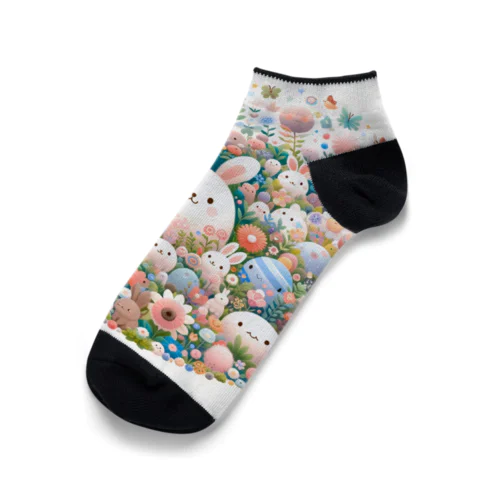 ハッピーフローラルファンタジー Ankle Socks