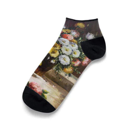 花瓶の花〈油絵〉 Ankle Socks