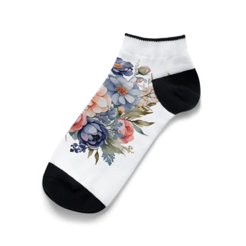 パステルカラーの花束 Ankle Socks