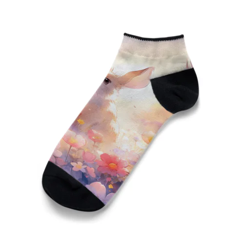 うさぎとお城｡.:*･ﾟ Ankle Socks