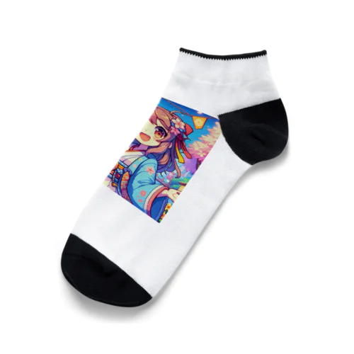 Colorful girl / type1 Ankle Socks