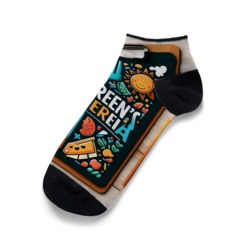 こども食堂を応援！ 「チルドレンズ・カフェテリア」 Ankle Socks