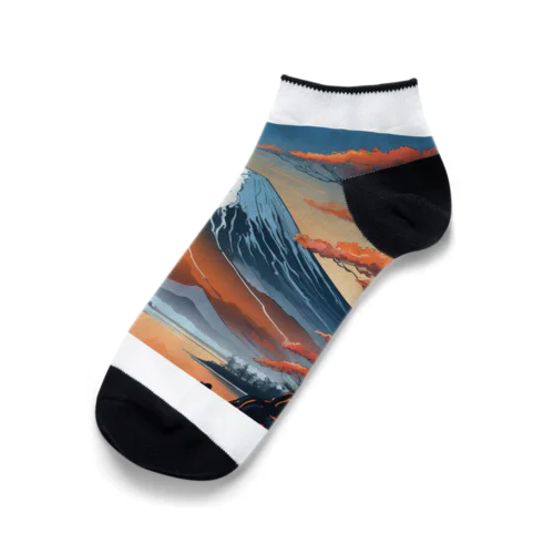 富士山 Ankle Socks