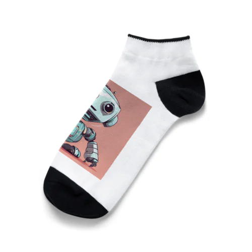 Vuittonぽいロボットらしい Ankle Socks