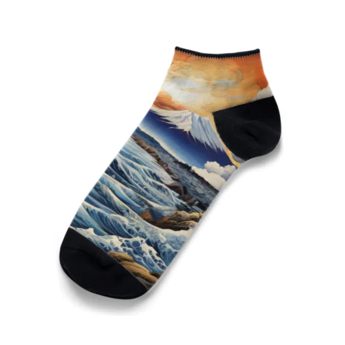 富士山 Ankle Socks