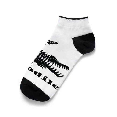 トライバルクロコダイル Ankle Socks