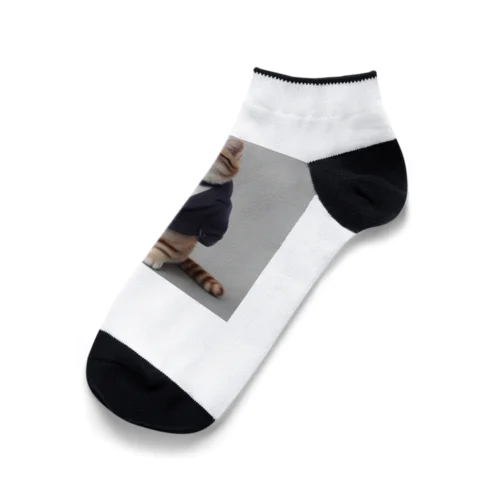 サングラスをかけておしゃれにキメるネコ登場！ Ankle Socks