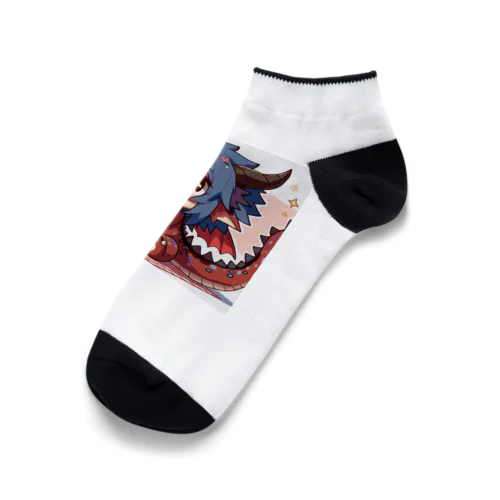 かわいらしいドラゴン Ankle Socks