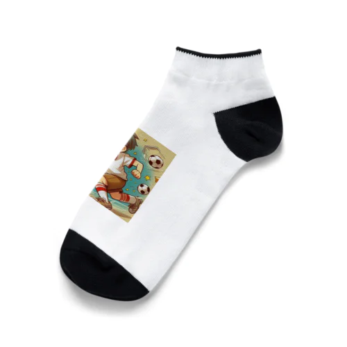 楽しくフットサルをプレイしている男の子 Ankle Socks