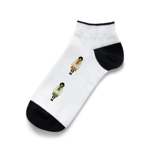 ４色ボブ子 Ankle Socks