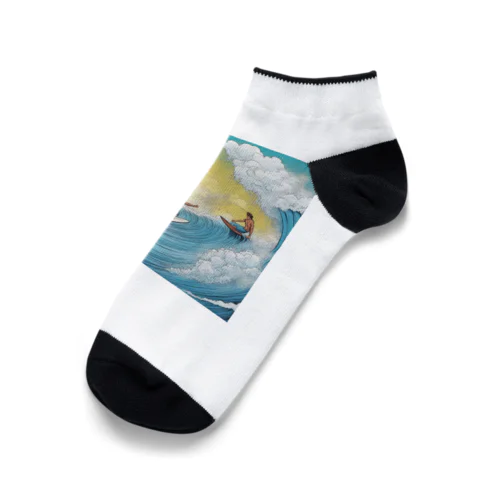 ハワイ　サーフィン Ankle Socks