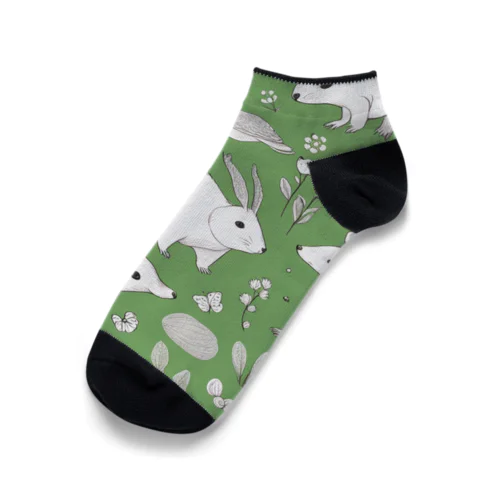 小さな動物たち Ankle Socks