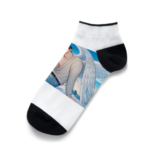 イケメン天使👼　みきゃえる Ankle Socks