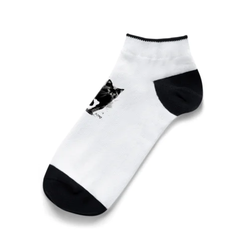 黒猫のダーウィン Ankle Socks