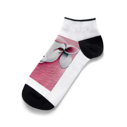funky pink Ankle Socks