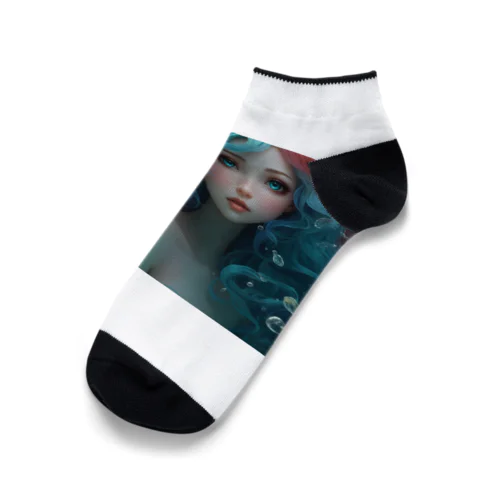 Mint mermaid Ankle Socks