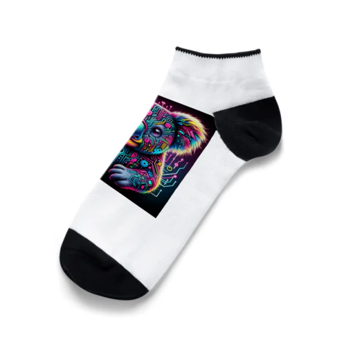 テクノなこあら Ankle Socks