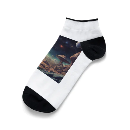 多分火星の景色はこんな感じ🪐 Ankle Socks