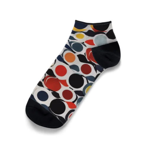 北欧　ドット柄　マリメッコ風　Scandinavian dot pattern Ankle Socks