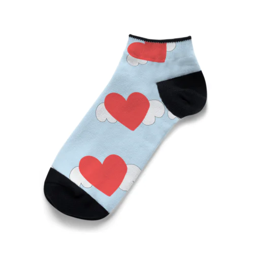 HeartAngel SkyBule Ankle Socks