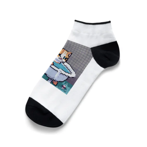 お風呂に入るボス猫 Ankle Socks