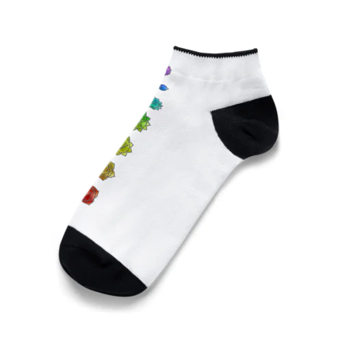 Seven chakras Ankle Socks