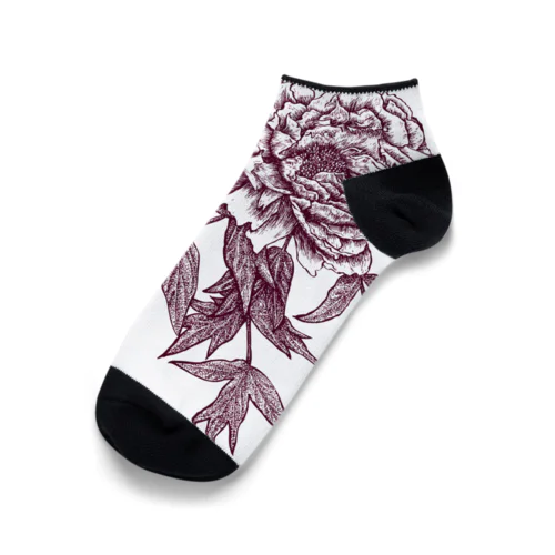 牡丹（ピオニー）RD Ankle Socks