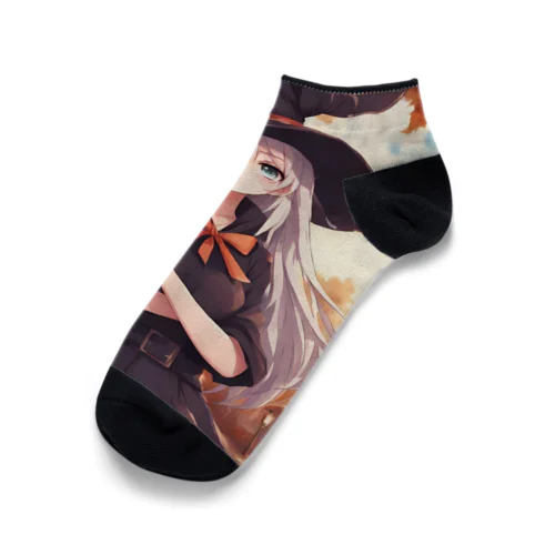 秋の魔女っ子さん Ankle Socks