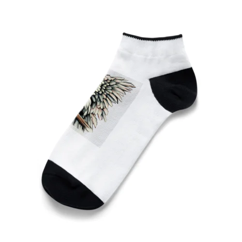 羽ばたくコカトゥー(キバタン) Ankle Socks