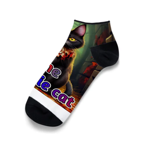 The zombie cat Ankle Socks