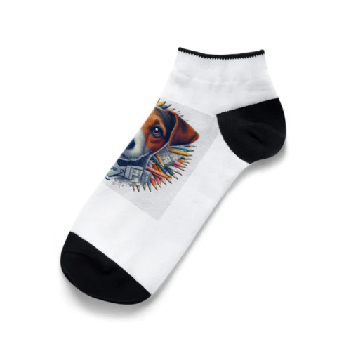 クールなジャックラッセルテリア Ankle Socks