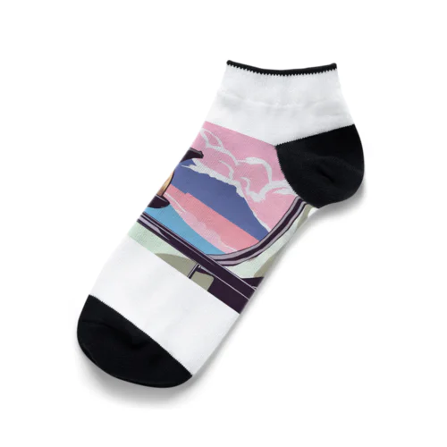 車窓とヤカン Ankle Socks