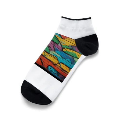 サイケデリックアート Ankle Socks