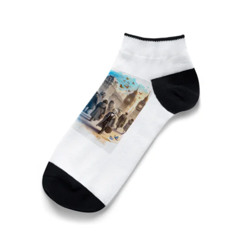 フクの時間旅行 Ankle Socks