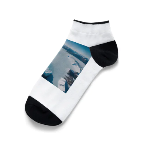 グリーンランドの氷河 Ankle Socks