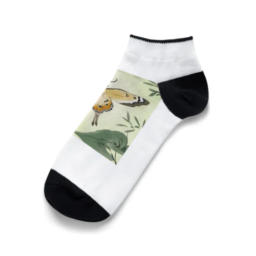 鹿と蝶の融合　その三 Ankle Socks