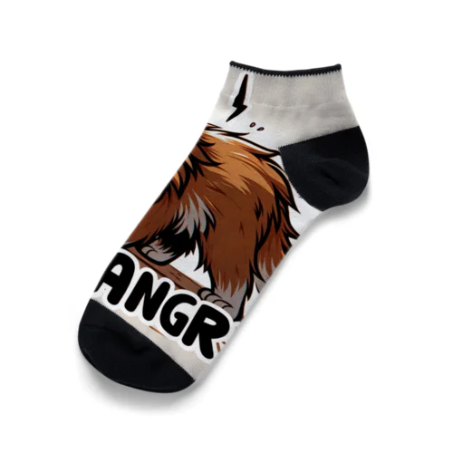 Angry Cat 3 Ankle Socks